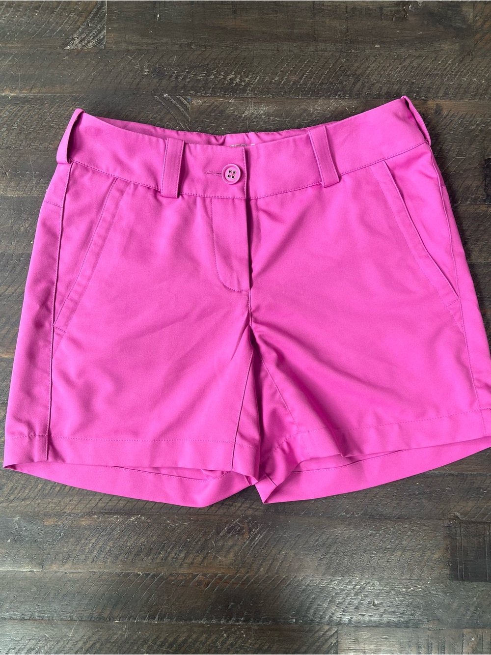 Nike Golf Tour Performance Dri-FIT Shorts Womens Size 0 Pink Stretch Athletic